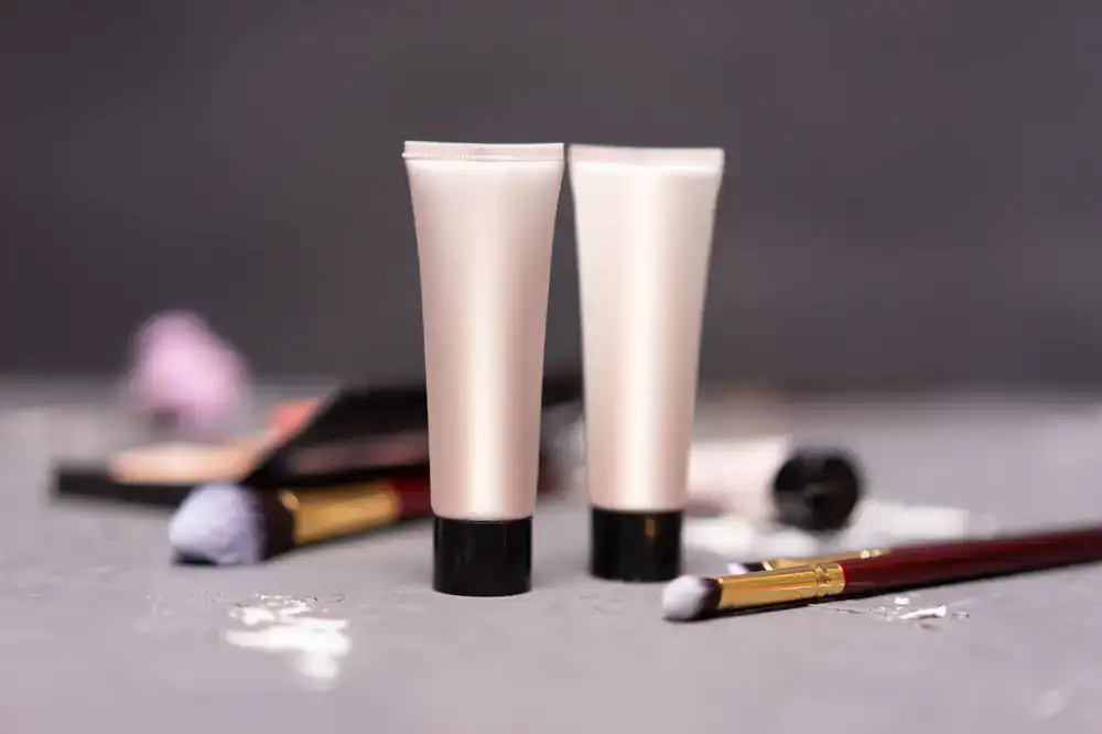 Selection of aftercare serums and brushes